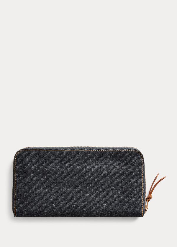 Ralph Lauren Indigo Denim Travel Wallet Indigo | VQSdoR76