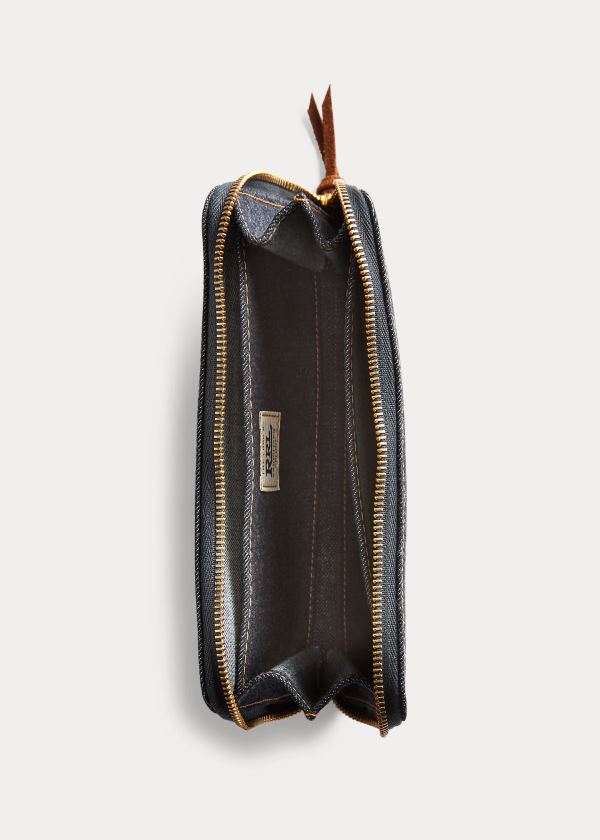 Ralph Lauren Indigo Denim Travel Wallet Indigo | VQSdoR76