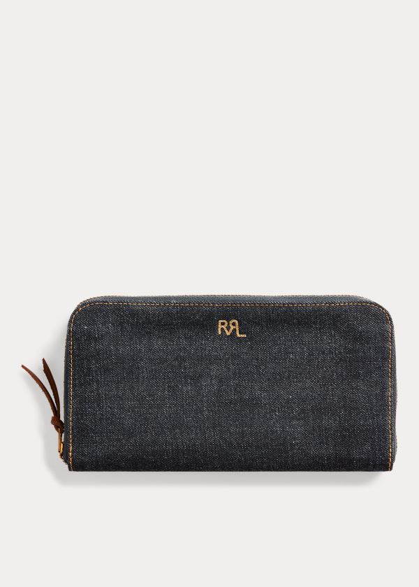 Ralph Lauren Indigo Denim Travel Wallet Indigo | VQSdoR76