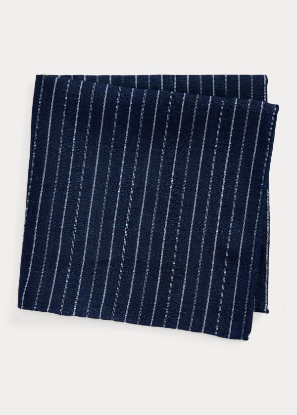 Ralph Lauren Indigo Linen Pocket Square Indigo | fzRuGlSq
