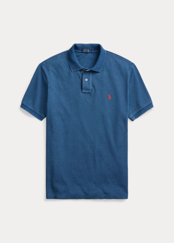 Ralph Lauren Indigo Mesh Polo Shirt – All Fits Indigo Červené | 0CF9wrFW