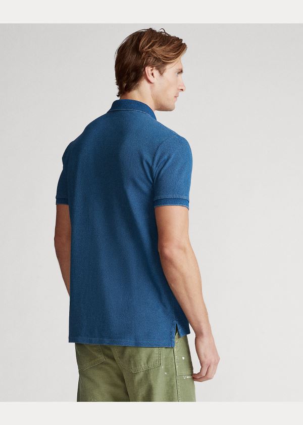 Ralph Lauren Indigo Mesh Polo Shirt – All Fits Indigo Červené | 0CF9wrFW