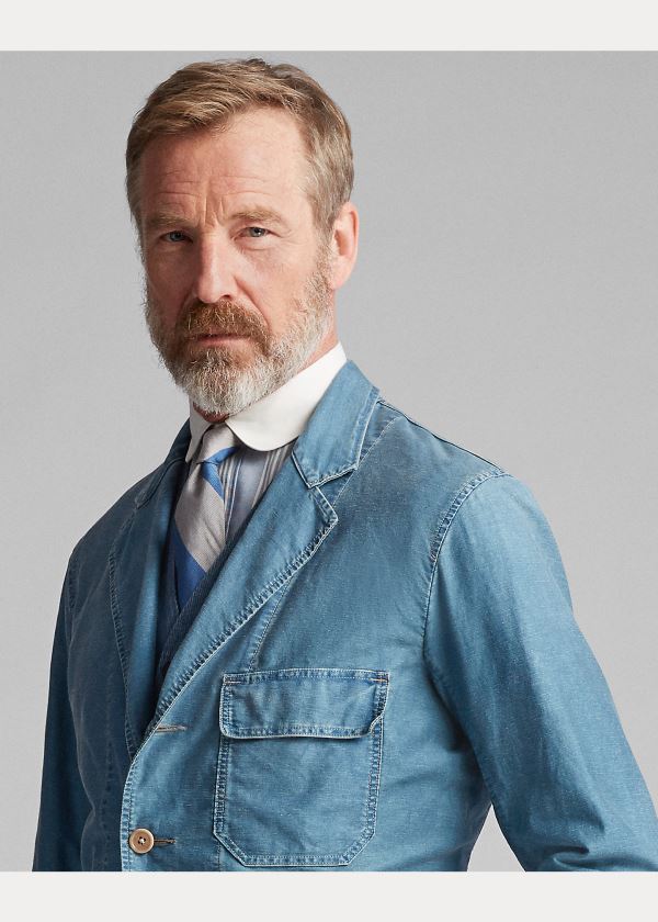Ralph Lauren Indigo Moleskin Chore Jacket Indigo | TBtyPrOt