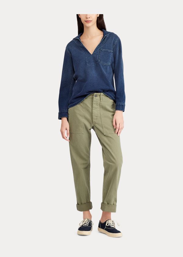 Ralph Lauren Indigo Sailor Shirt Indigo | E5ewAEOH