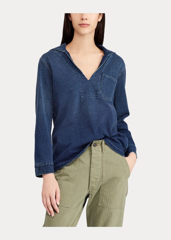 Ralph Lauren Indigo Sailor Shirt Indigo | E5ewAEOH