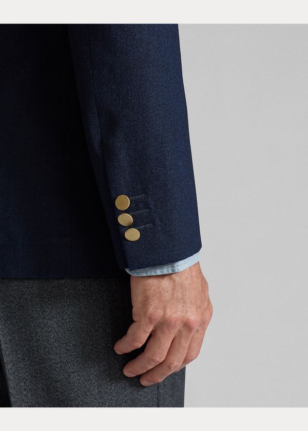 Ralph Lauren Indigo Sportovní Coat Indigo | aKpvhUyO