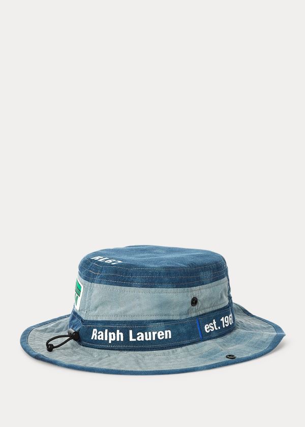 Ralph Lauren Indigo Stadium Boonie Hat Blankyt Viacfarebný | 7OTsn12V