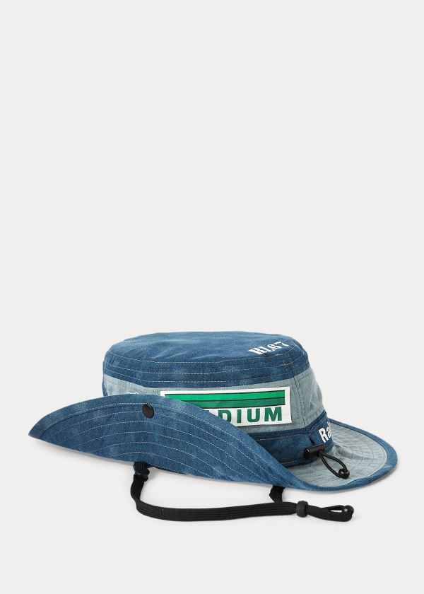Ralph Lauren Indigo Stadium Boonie Hat Blankyt Viacfarebný | 7OTsn12V