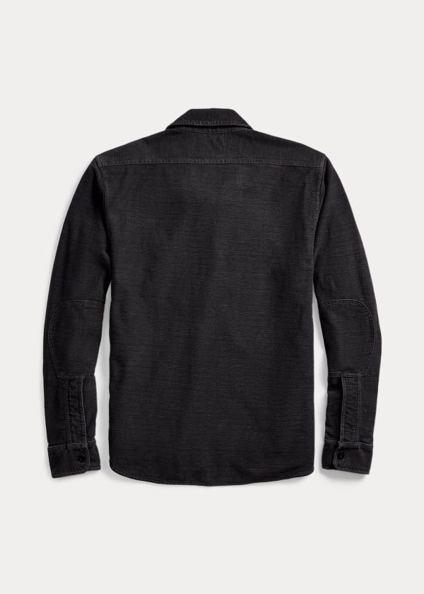 Ralph Lauren Indigo Terry Field Overshirt Černé | JejugYDt