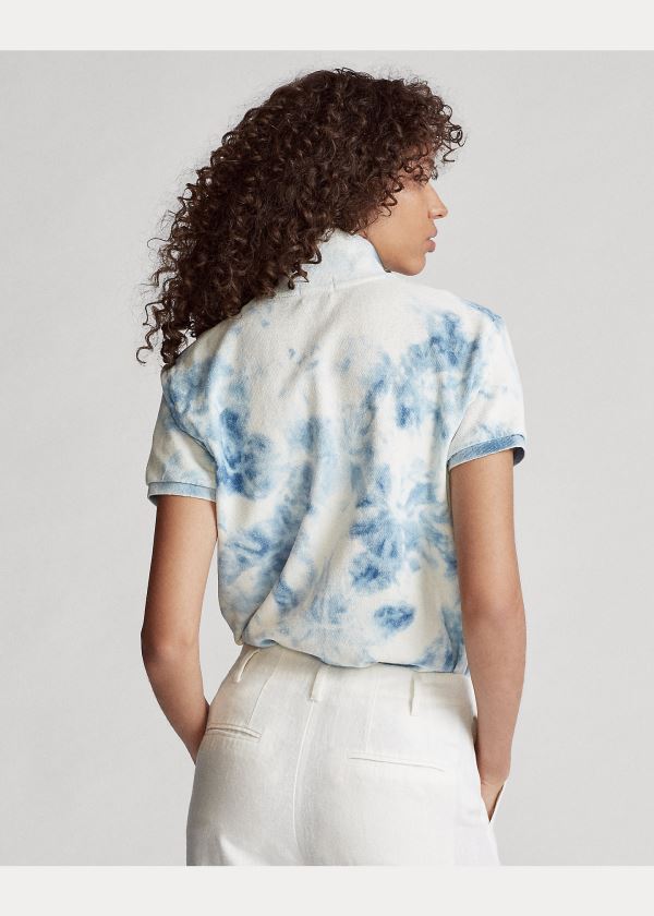 Ralph Lauren Indigo Tie-Dye Polo Shirt Tmavě Indigo | BeEK3K1s