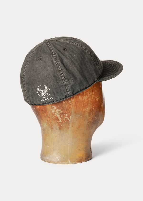 Ralph Lauren Indigo Twill Ball Cap Černé | mvvYwbHV