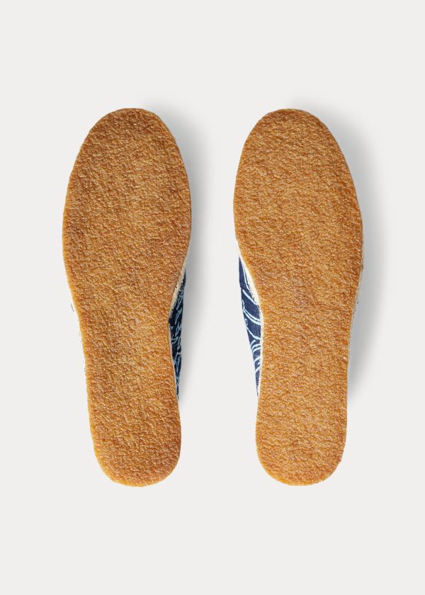 Ralph Lauren Indigo Twill Espadrilky Indigo | TojO8RCm