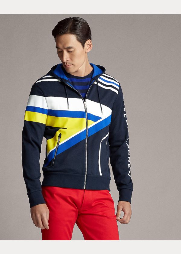 Ralph Lauren Interlock Graphic Hoodie Tmavě Blankyt Viacfarebný | sUT6bUgZ