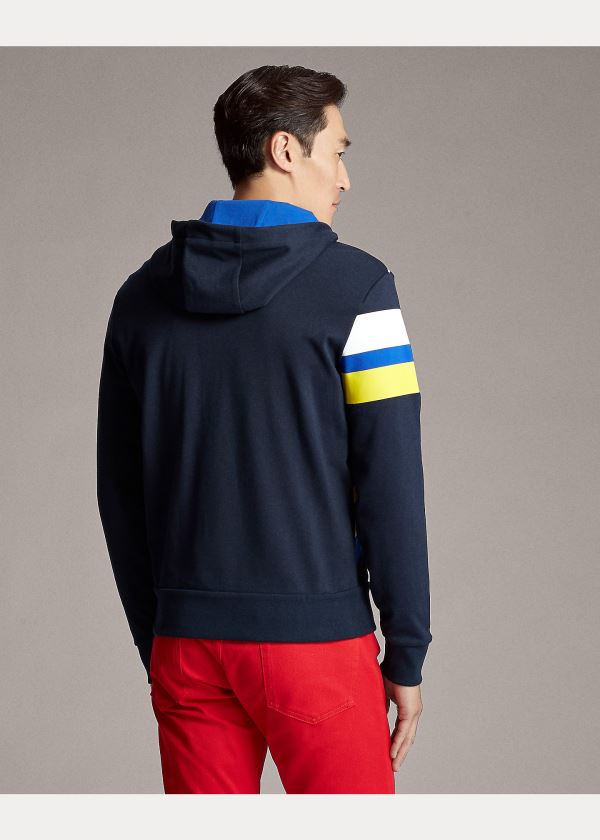 Ralph Lauren Interlock Graphic Hoodie Tmavě Blankyt Viacfarebný | sUT6bUgZ