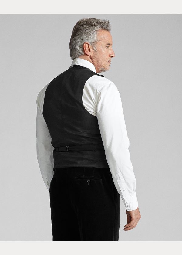 Ralph Lauren Jacquard Tuxedo Vest Černé | 5hyfpKfF