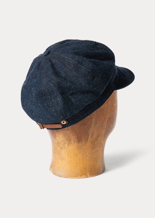 Ralph Lauren Japanese Denim Grady Cap Tmavě Blankyt Blankyt Světle Modré | GzLsuGHT