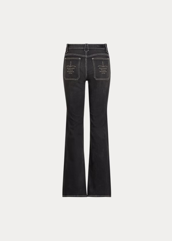 Ralph Lauren Jenn Flare Jean Černé | UTg6smdM