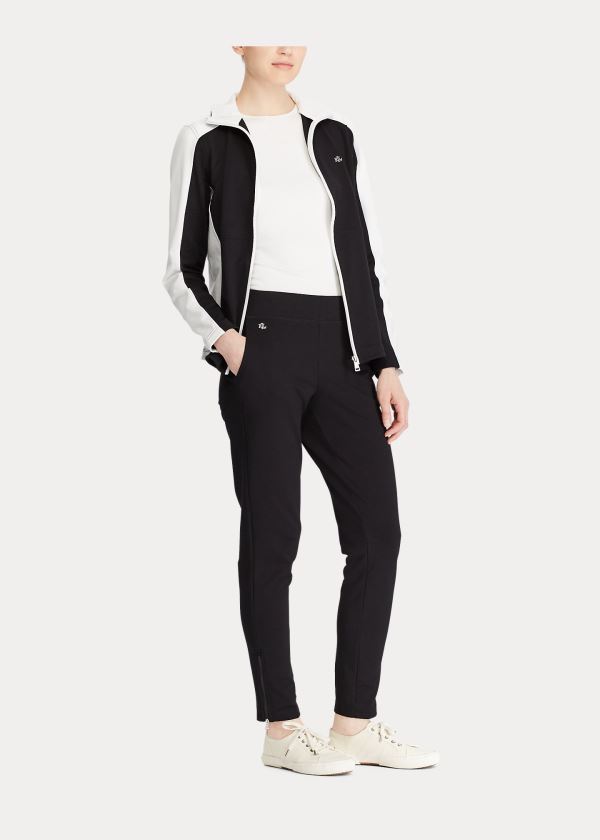 Ralph Lauren Jersey Ankle Pant Černé | 8GWvjYv9