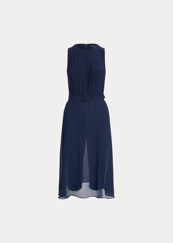 Ralph Lauren Jersey Bez Rukávů Jumpsuit Tmavě Blankyt | 8UjI9UjQ