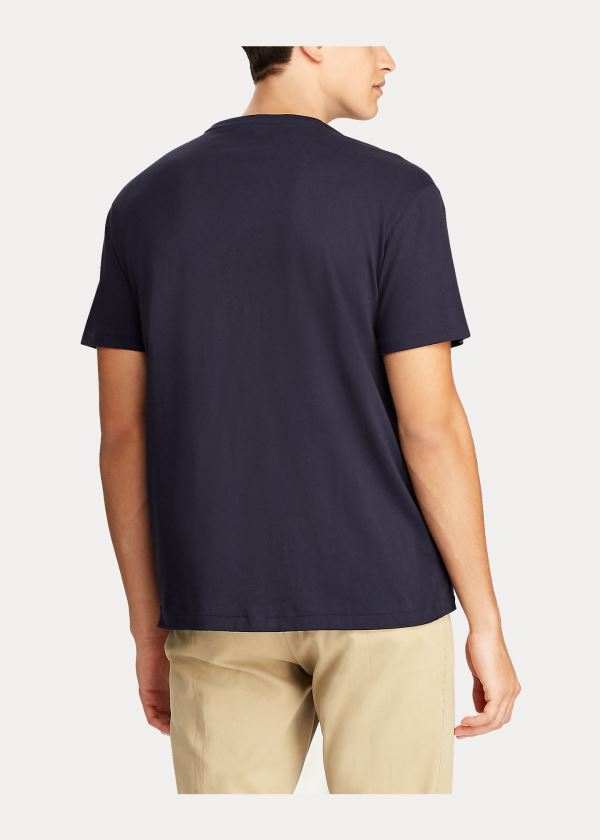 Ralph Lauren Jersey Crewneck T-Shirt - All Fits Černé | 5iMGKOK7