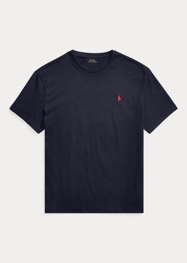 Ralph Lauren Jersey Crewneck T-Shirt - All Fits Černé | 5iMGKOK7