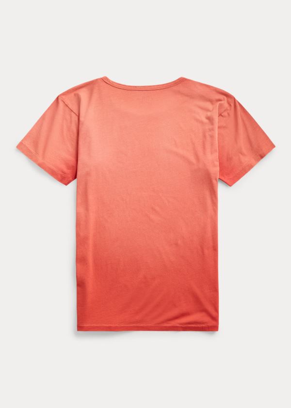 Ralph Lauren Jersey Graphic T-Shirt Oranžové | bEc3ITGA
