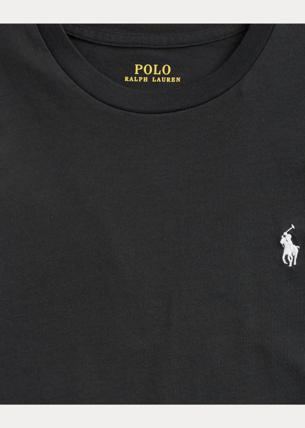 Ralph Lauren Jersey Long-Sleeve Shirt Černé | Y4kCsLh3