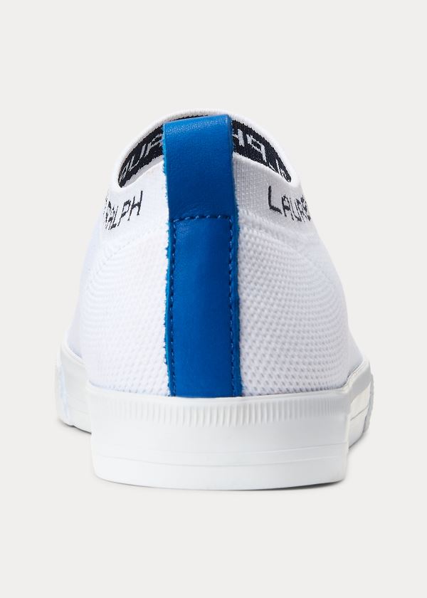 Ralph Lauren Jordyn Slip-On Sneakers Bílé | ZA3jJOgx