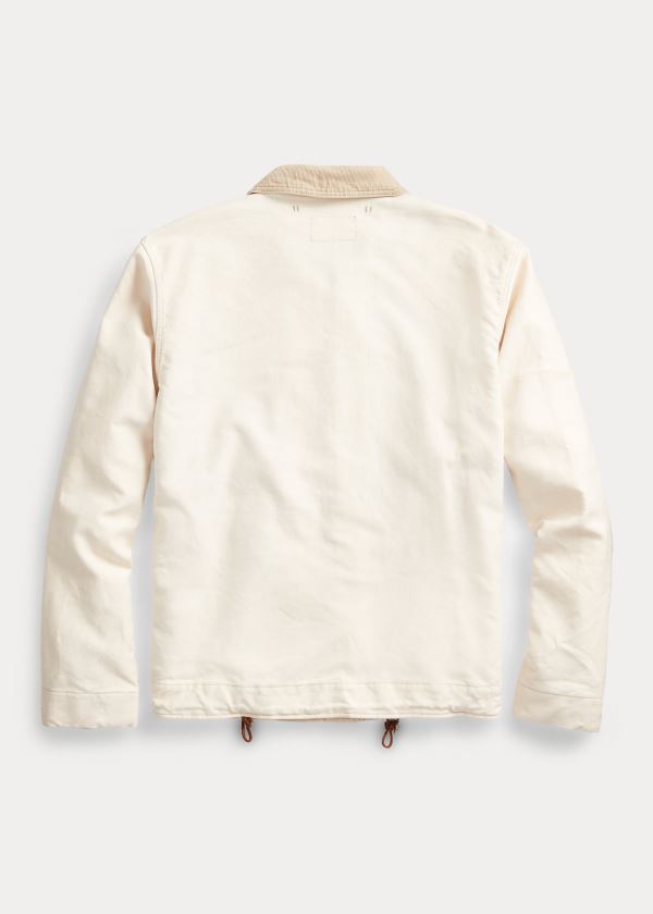 Ralph Lauren Jungle Cloth Deck Jacket Krém | L0KxZpsy