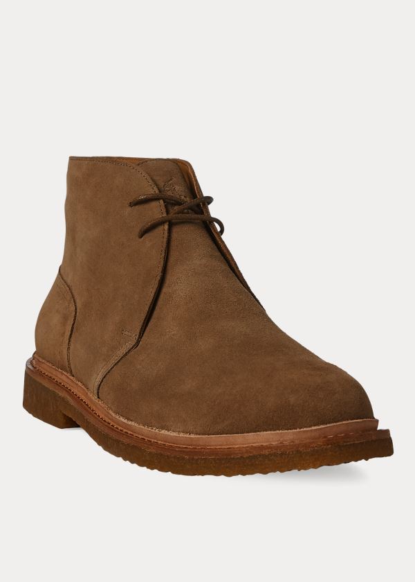 Ralph Lauren Karlyle Semišové Chukka Boot Hnědé | odTPYpRj