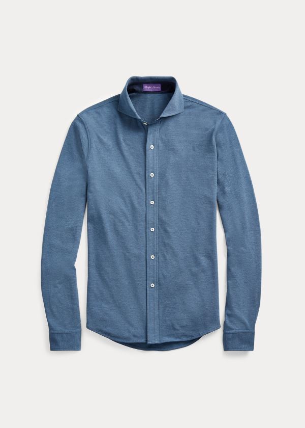 Ralph Lauren Keaton Washed Piqué Shirt Blankyt | GPnN9tr3