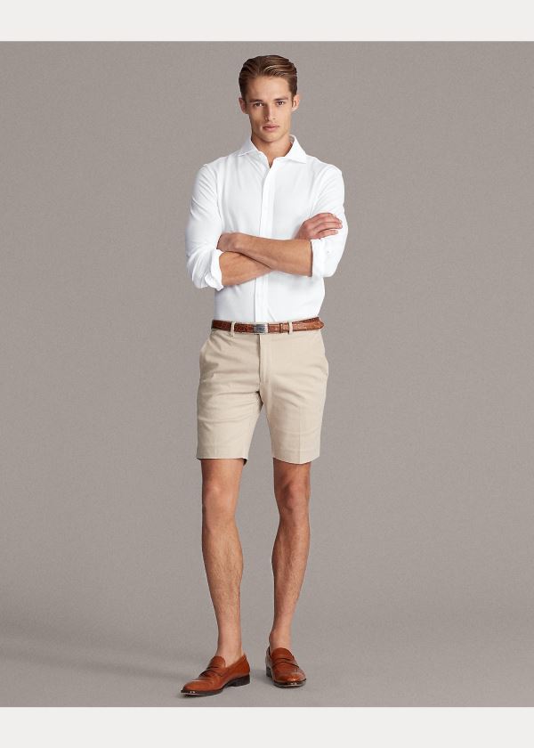 Ralph Lauren Keaton Washed Piqué Shirt Bílé | cfJvHbtq