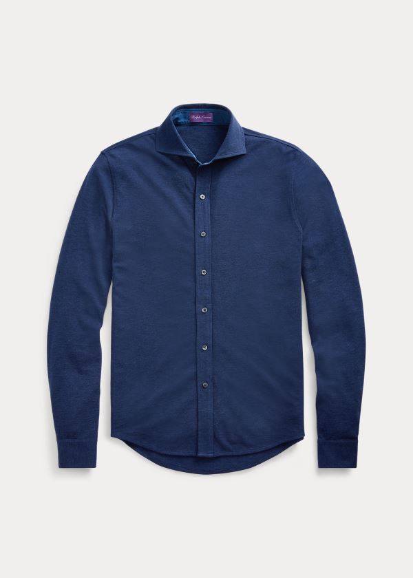 Ralph Lauren Keaton Washed Piqué Shirt Blankyt | qRd9MrgM