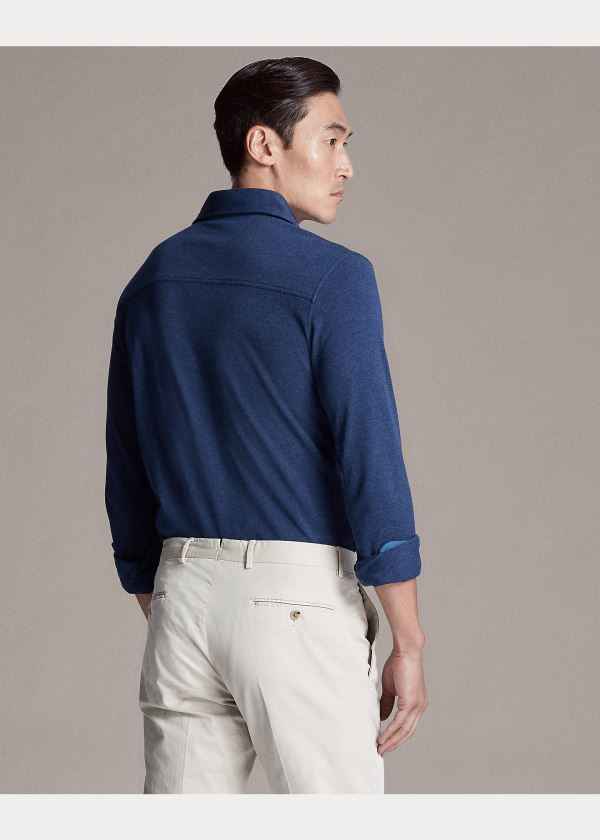 Ralph Lauren Keaton Washed Piqué Shirt Blankyt | qRd9MrgM