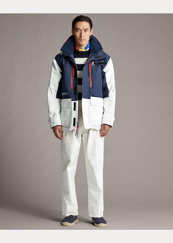 Ralph Lauren Kedleston RLX Jacket Tmavě Blankyt Bílé | Ha3sq4ko