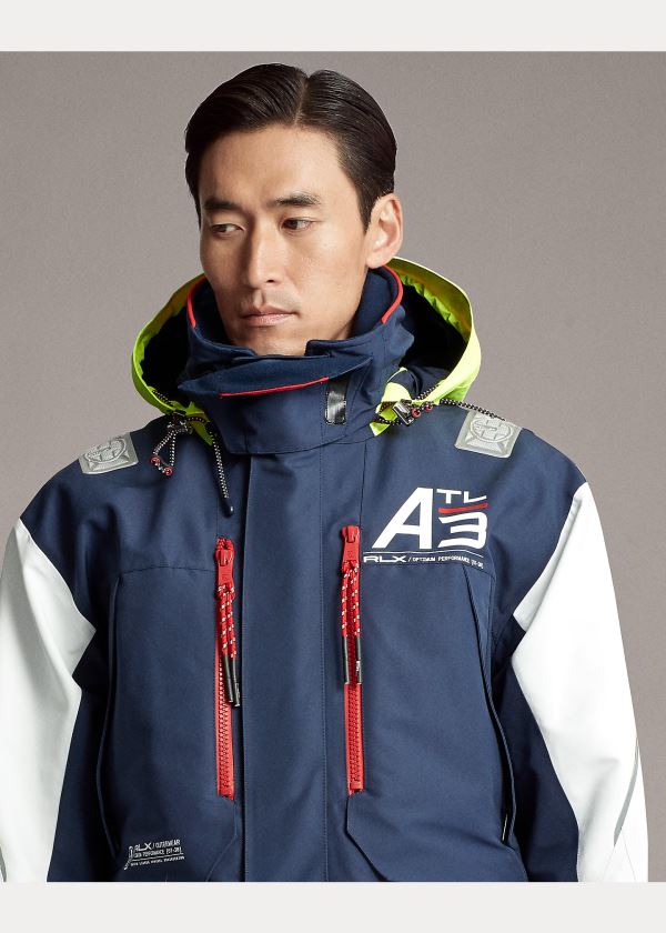 Ralph Lauren Kedleston RLX Jacket Tmavě Blankyt Bílé | Ha3sq4ko