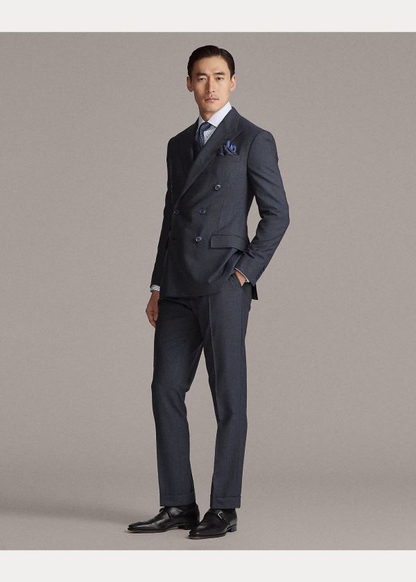 Ralph Lauren Kent Glen Plaid Twill Suit Tmavě Blankyt Blankyt Černé | 3rxaXMY0