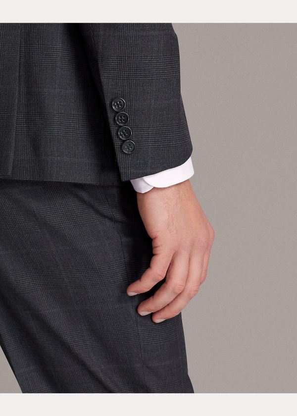 Ralph Lauren Kent Glen Plaid Twill Suit Tmavě Šedé | ZTsDdZYz