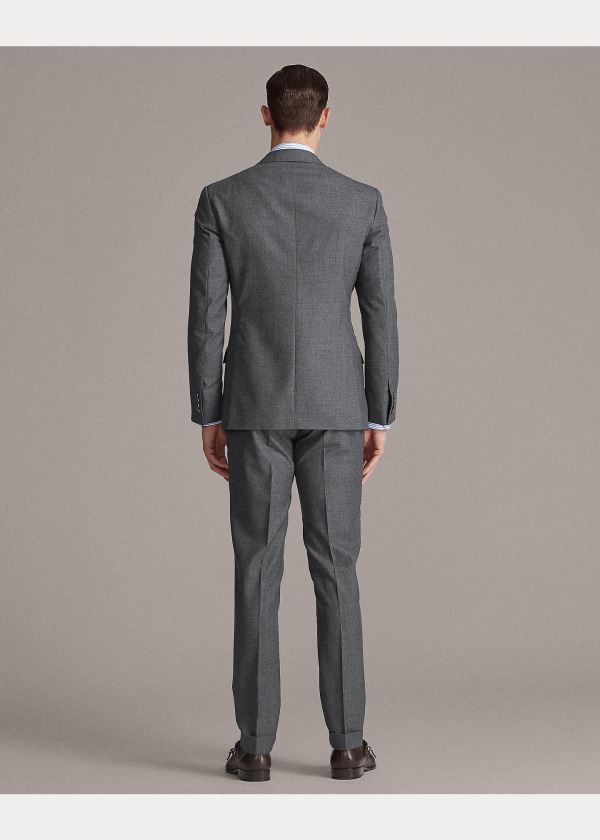 Ralph Lauren Kent Lehké Wool Suit Světle Šedé | S5Asjhoo