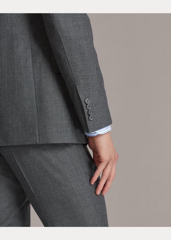 Ralph Lauren Kent Lehké Wool Suit Světle Šedé | S5Asjhoo
