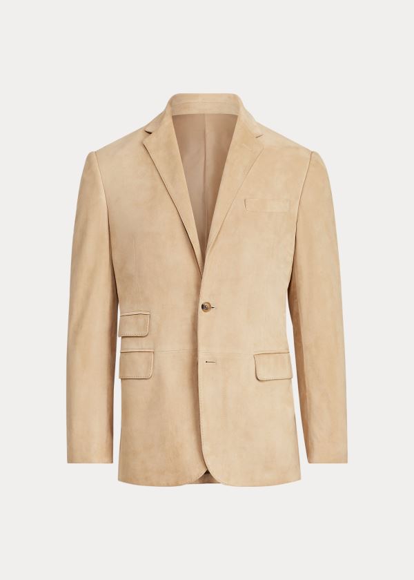 Ralph Lauren Kent Semišové Sportovní Coat Světle Hnědé | 5yASYYV1