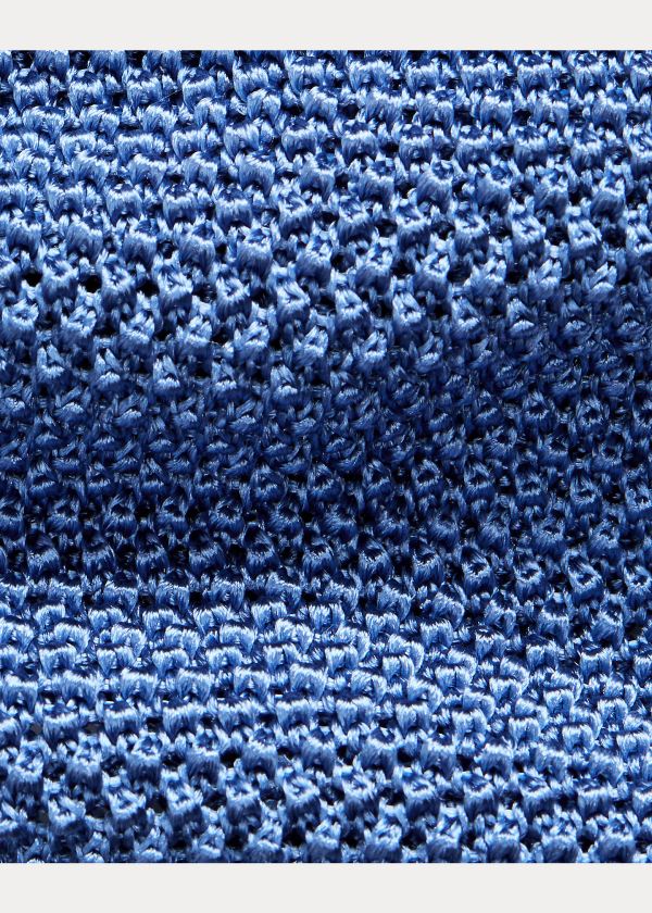 Ralph Lauren Knit Mulberry Silk Tie Světle Blankyt | Me7qnxfU