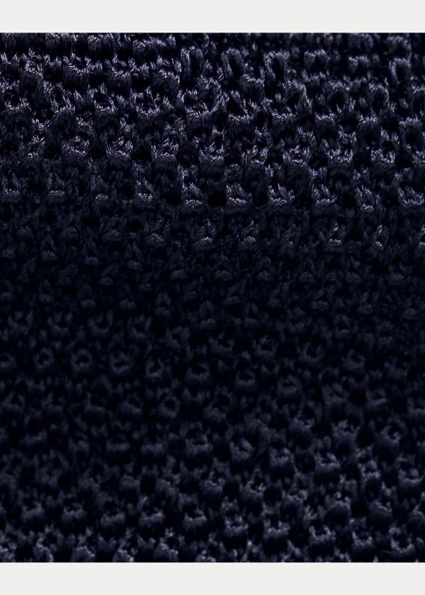 Ralph Lauren Knit Silk Tie Tmavě Tmavě Blankyt | k1XG0bJm