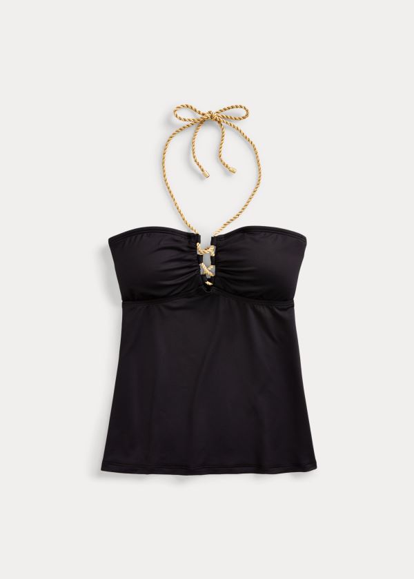 Ralph Lauren Krajkové-Front Tubini Černé | r3x7hG7l