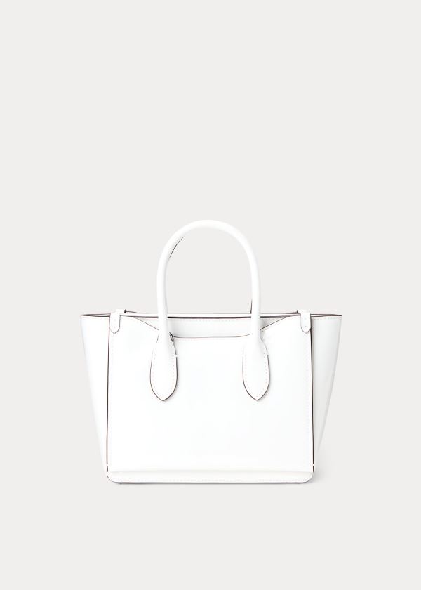 Ralph Lauren Lakovaná Mini Sloane Satchel Bílé | o0wtCGQb