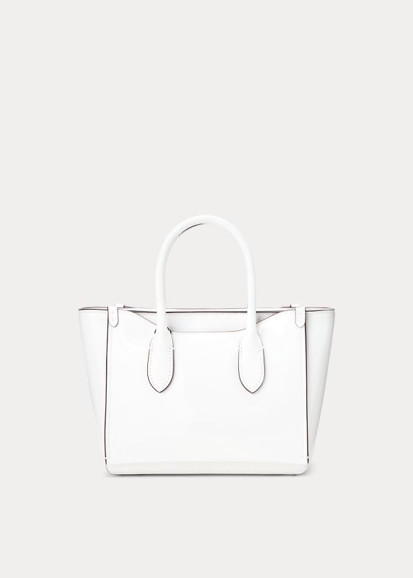 Ralph Lauren Lakovaná Mini Sloane Satchel Bílé | o0wtCGQb