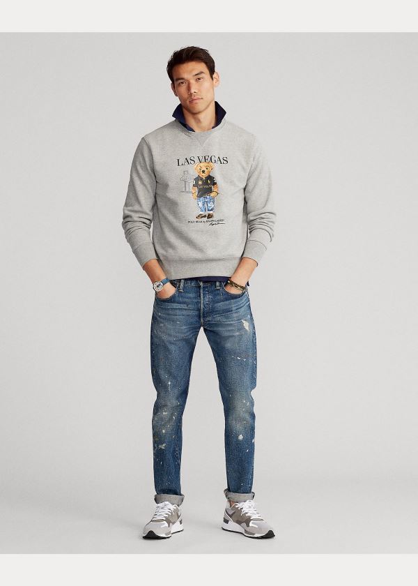 Ralph Lauren Las Vegas Bear Sweatshirt Šedé | vZbMdMFU