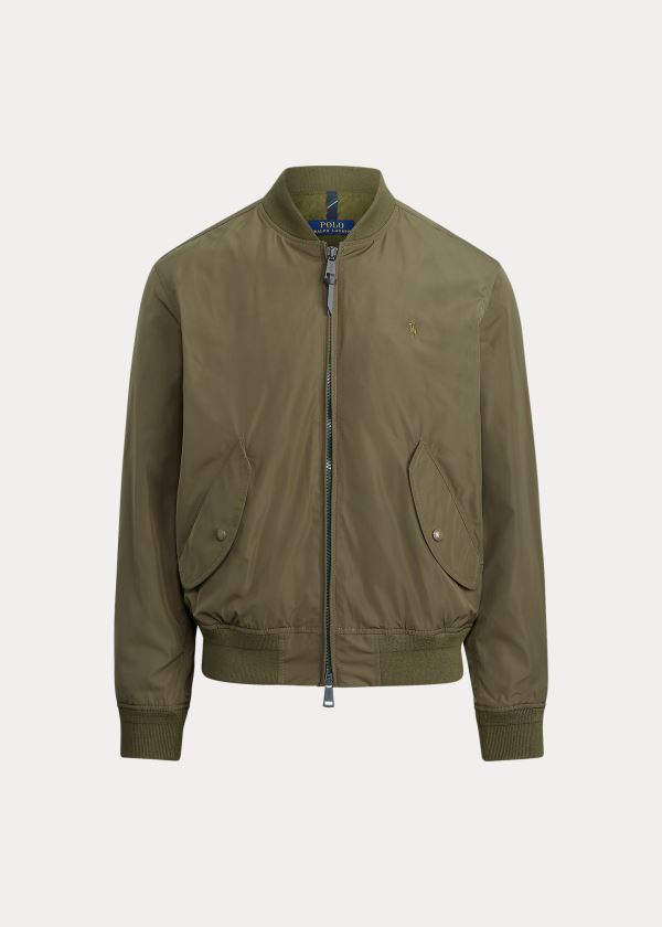 Ralph Lauren Lehké Bomber Jacket Olivy Zelené | 7PH1OPR1