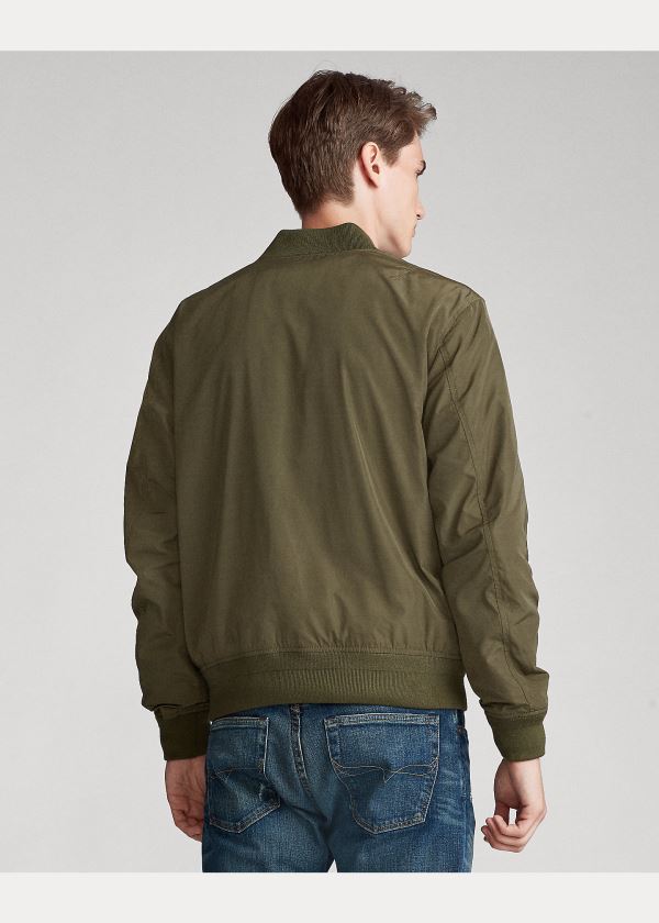 Ralph Lauren Lehké Bomber Jacket Olivy Zelené | 7PH1OPR1