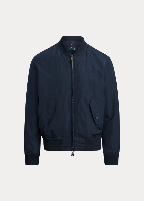 Ralph Lauren Lehké Bomber Jacket Tmavě Blankyt | h0vUjNfj